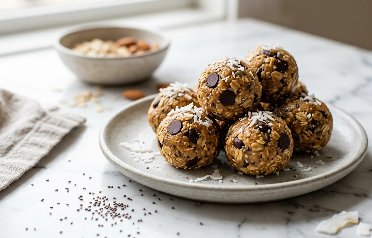 No-Bake Almond Butter Energy Bites