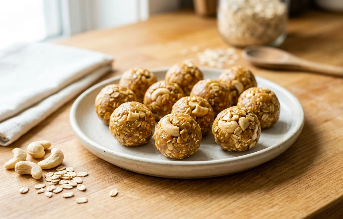 No-Bake Cashew Energy Bites