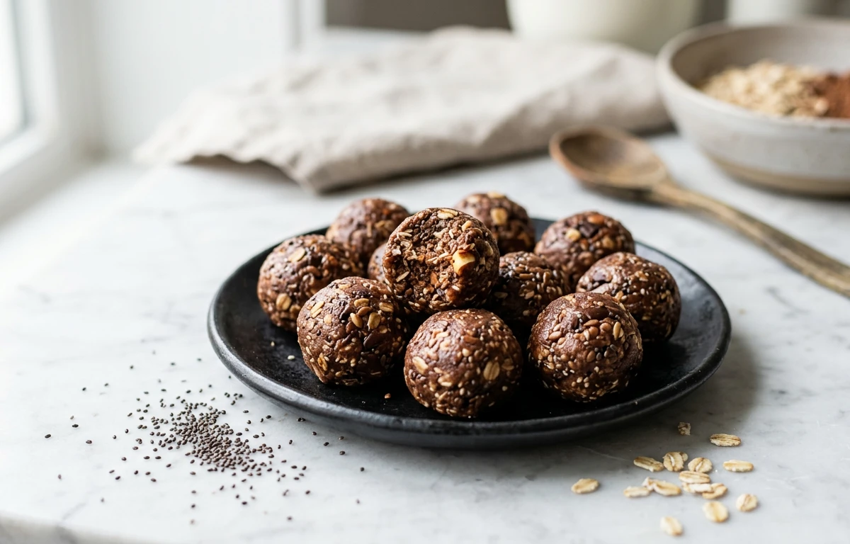 No-Bake Cocoa Energy Bites