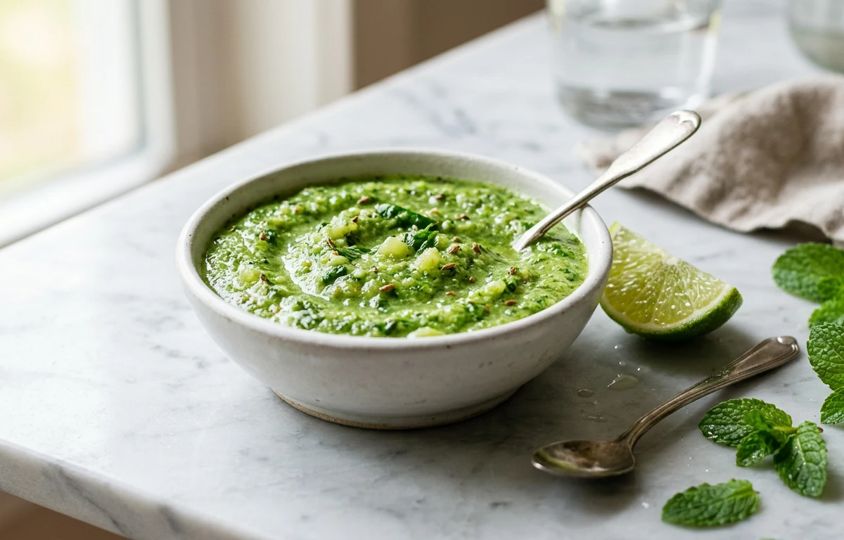 No-Sugar Amla-Mint Chutney