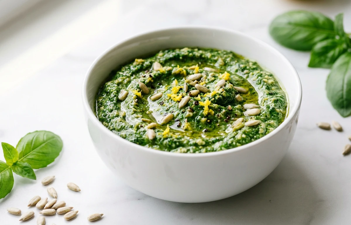Nut-Free Sunflower Seed Pesto