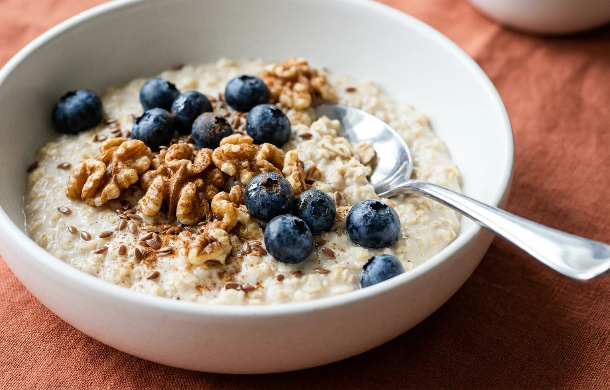 Oats with Walnuts