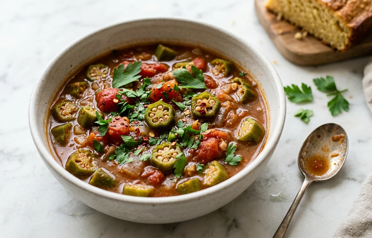 Okra and Tomato Stew