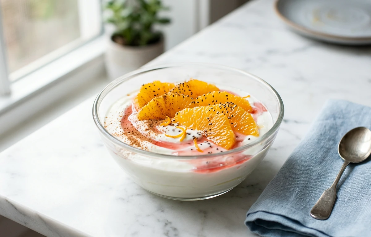Orange & Greek Yogurt Bowl