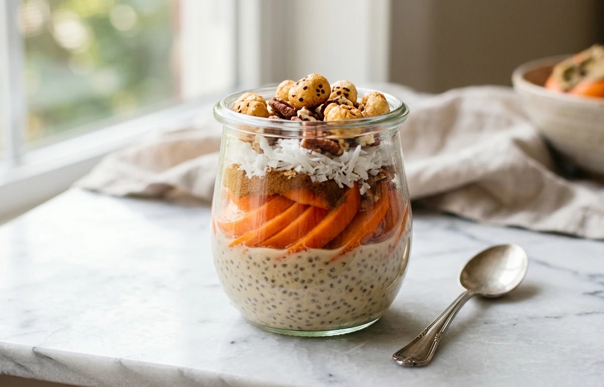 Overnight Persimmon Chia Pudding