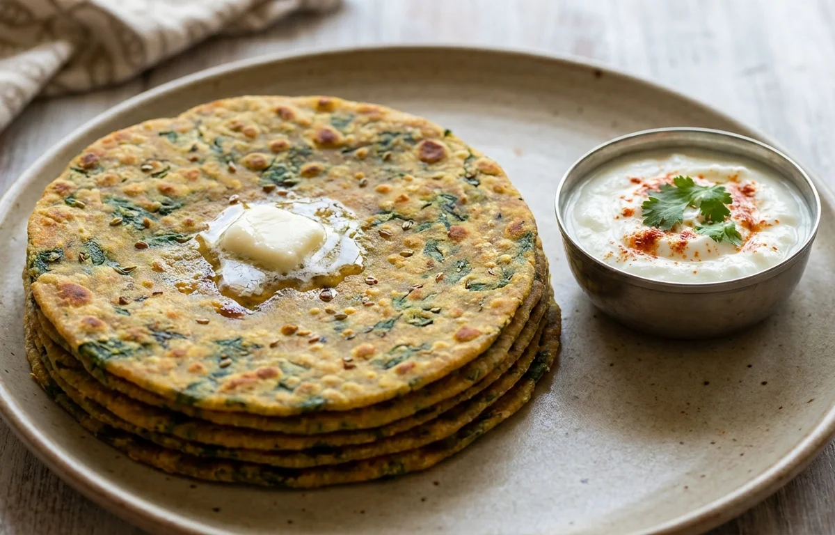 Palak Thepla