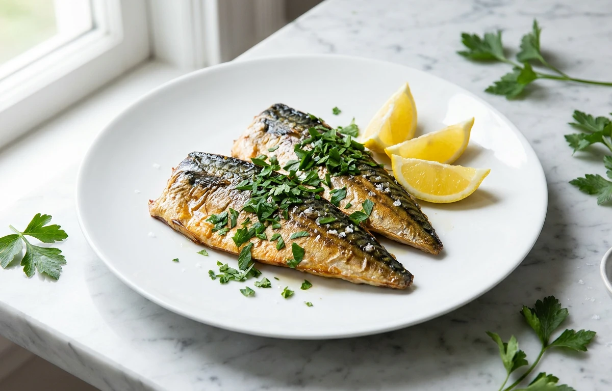 Pan-Fried Mackerel with Lemon & Herbs