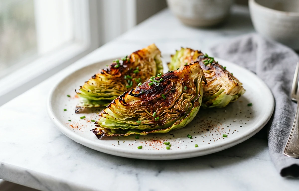 Pan-Seared Cabbage Wedges