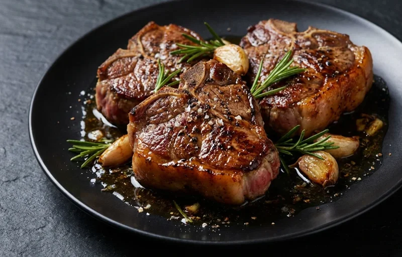 Pan-Seared Lamb Chops