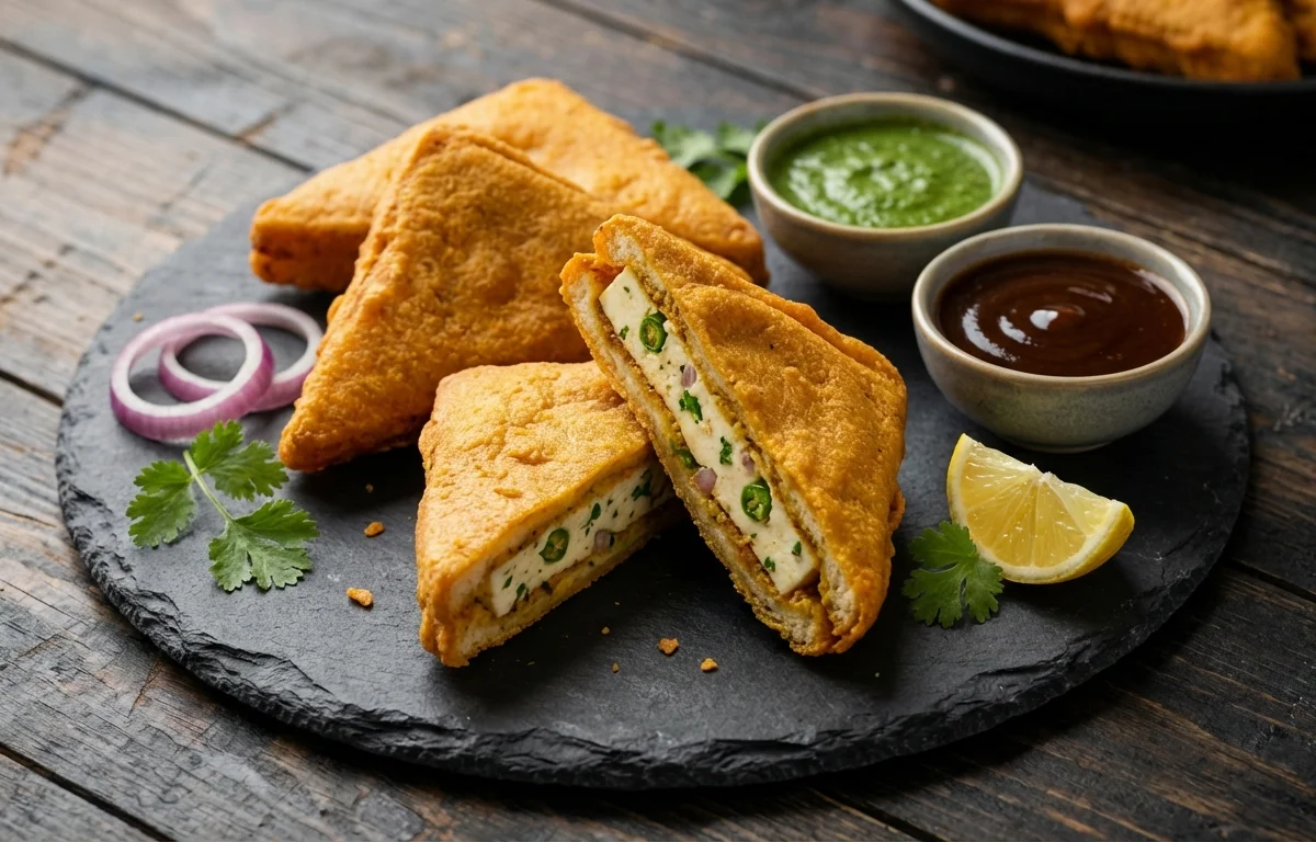 Paneer Bread Pakora