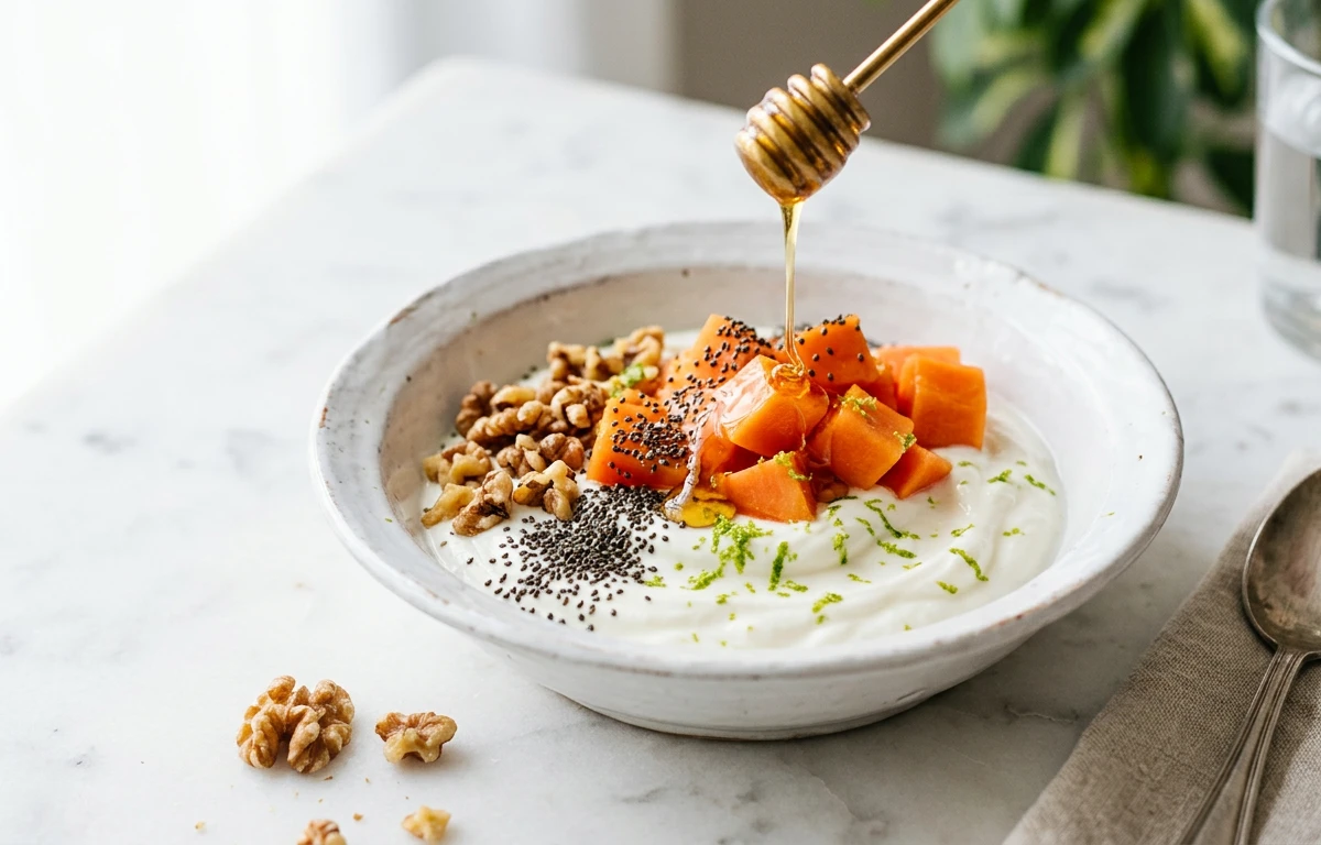 Papaya Power Yogurt Bowl
