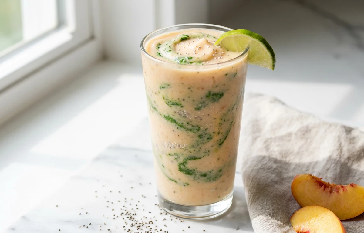 Peach Protein Power Smoothie