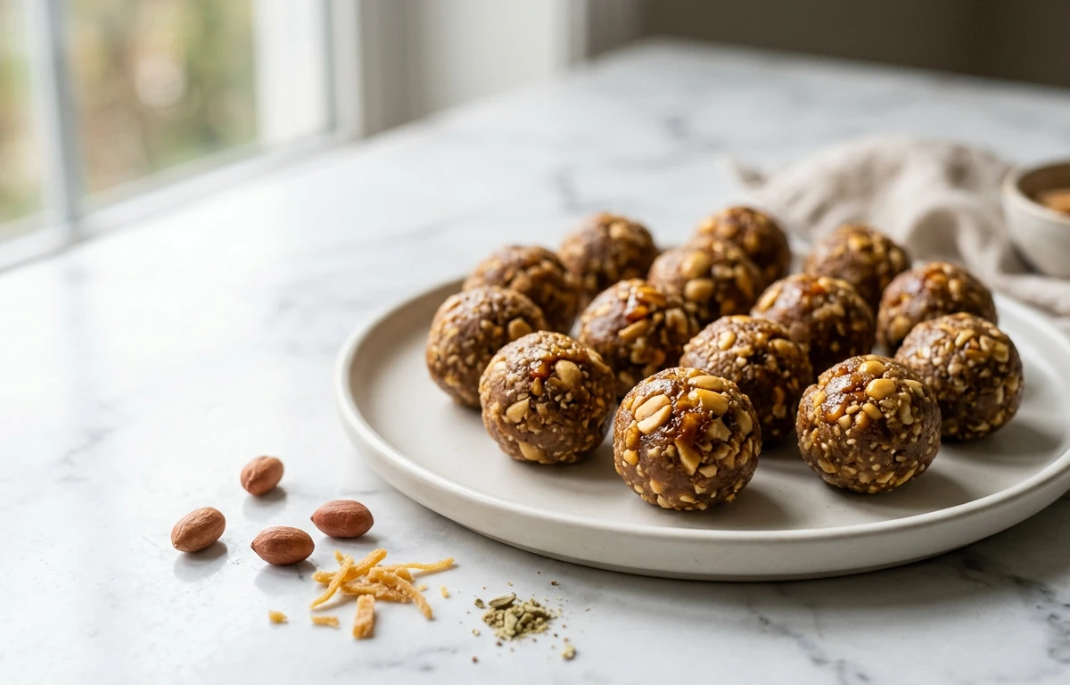 Peanut & Jaggery Energy Bites