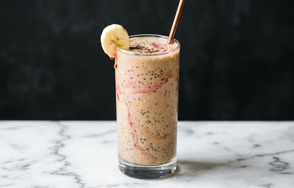Peanut Butter Banana Protein Smoothie