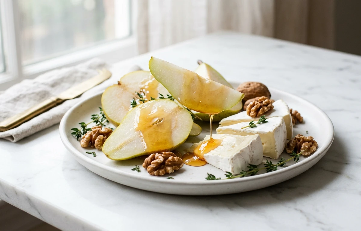 Pear, Cheese & Walnut Plate