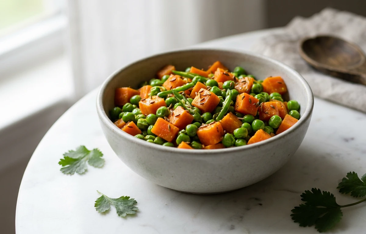 Peas Carrot Sabzi