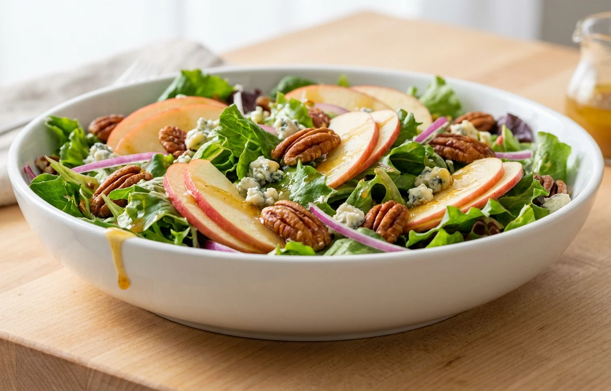 Pecan & Apple Salad with Maple Vinaigrette