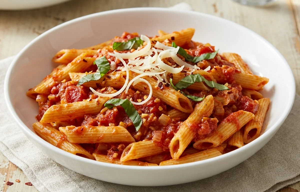Penne with Marinara Sauce