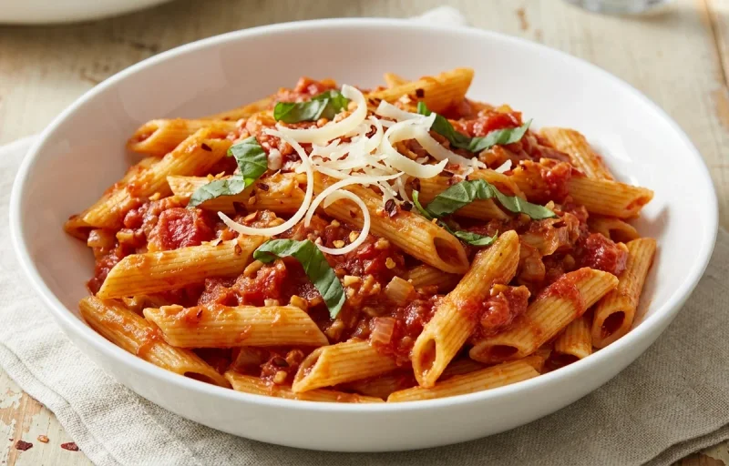 Penne with Marinara Sauce