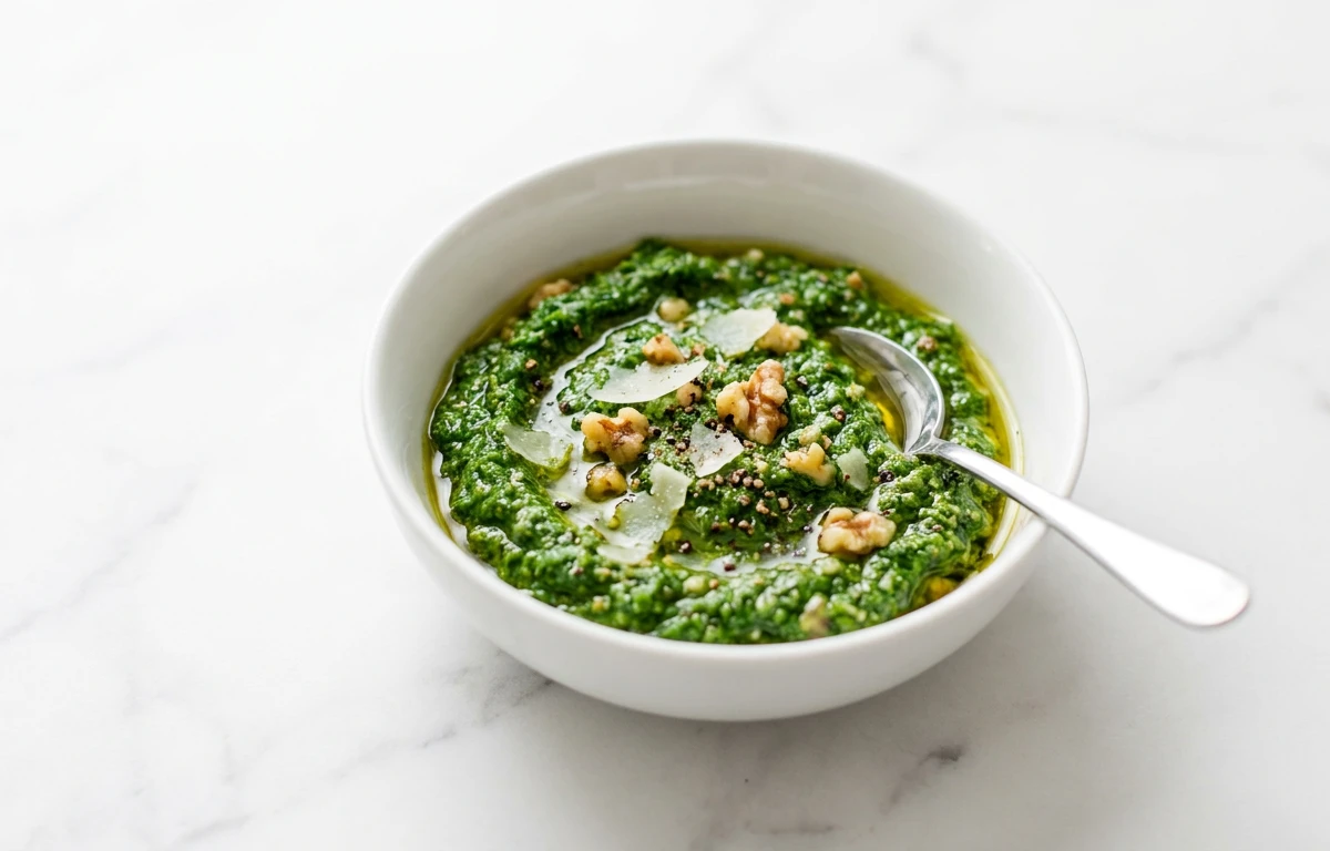 Peppery Arugula & Walnut Pesto