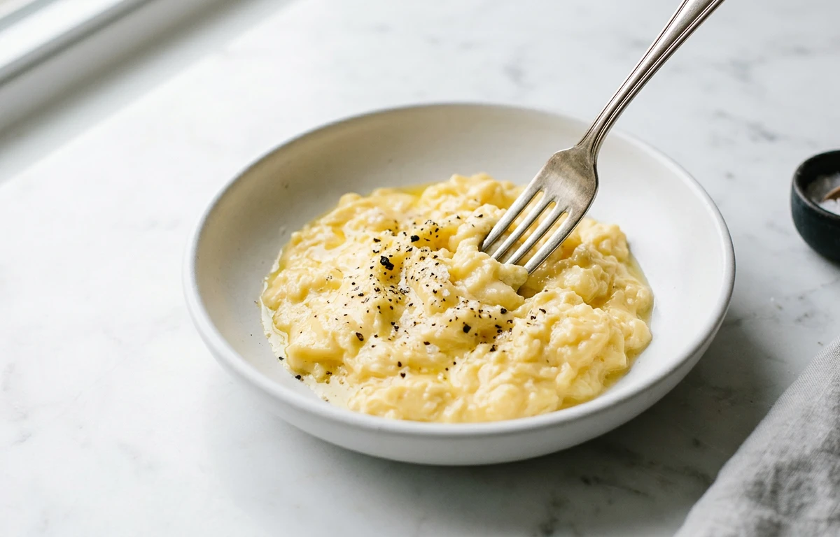 Perfect Soft Scrambled Eggs