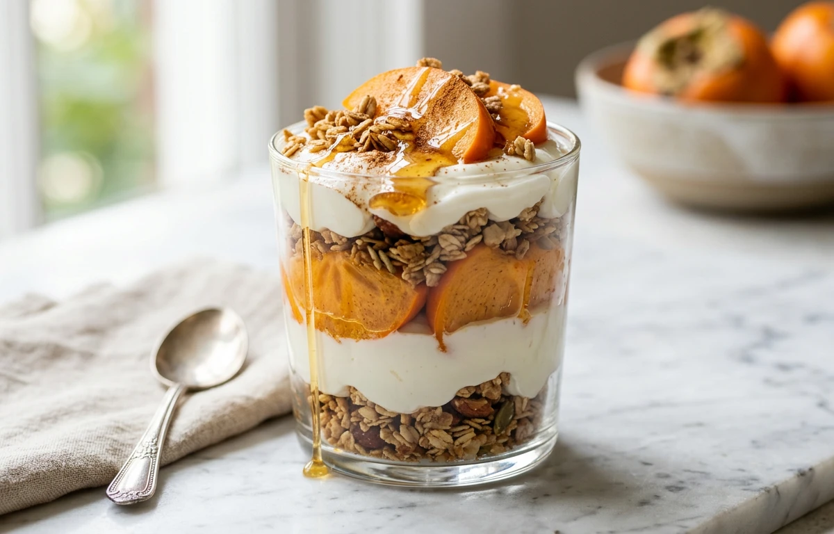 Persimmon & Yogurt Parfait