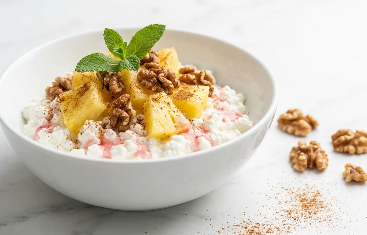 Pineapple & Cottage Cheese Bowl