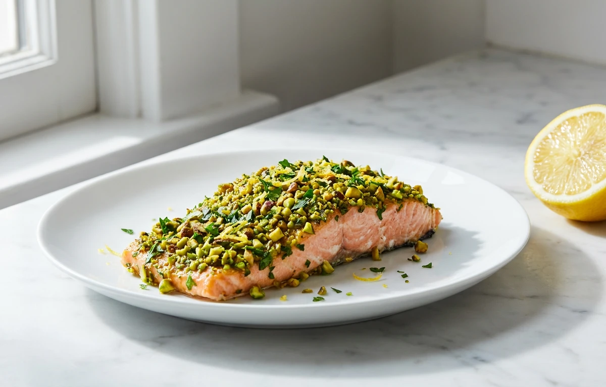 Pistachio Crusted Salmon