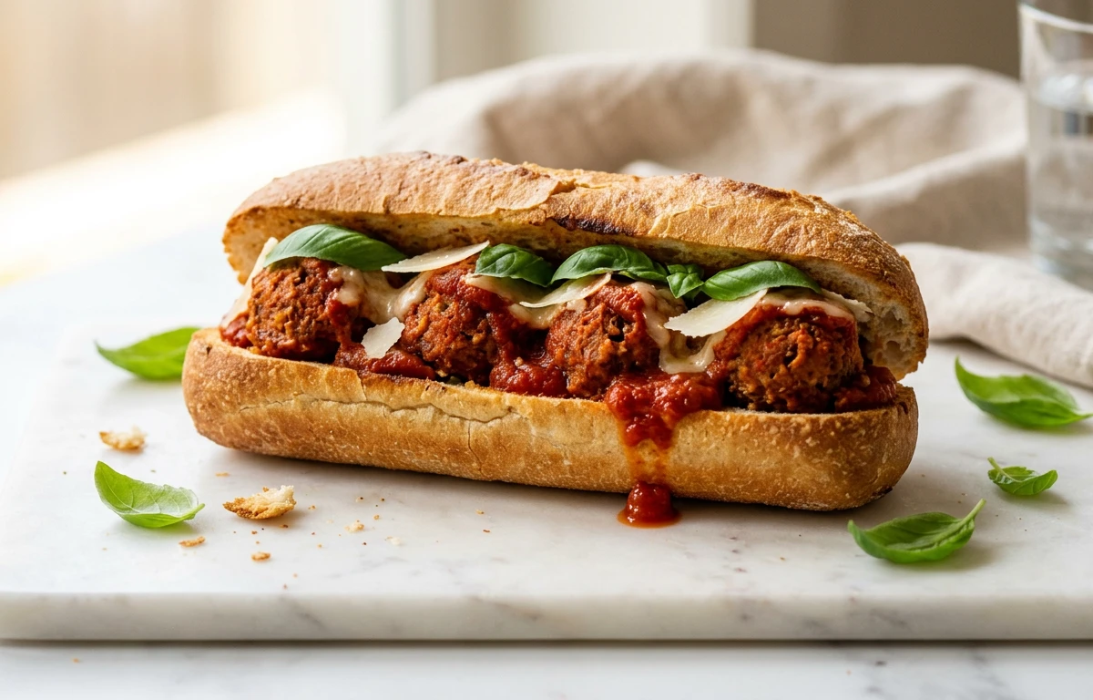 Plant-Based Soya Meatball Subs