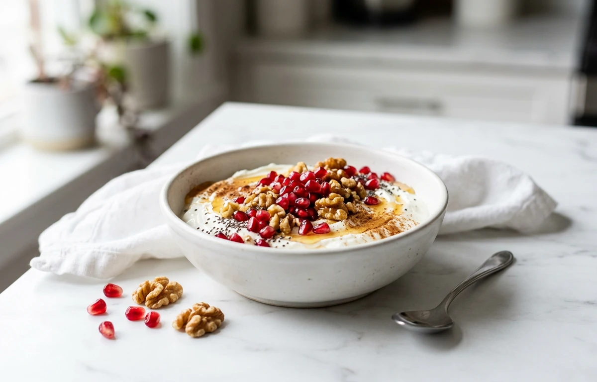 Pomegranate & Walnut Yogurt Bowl