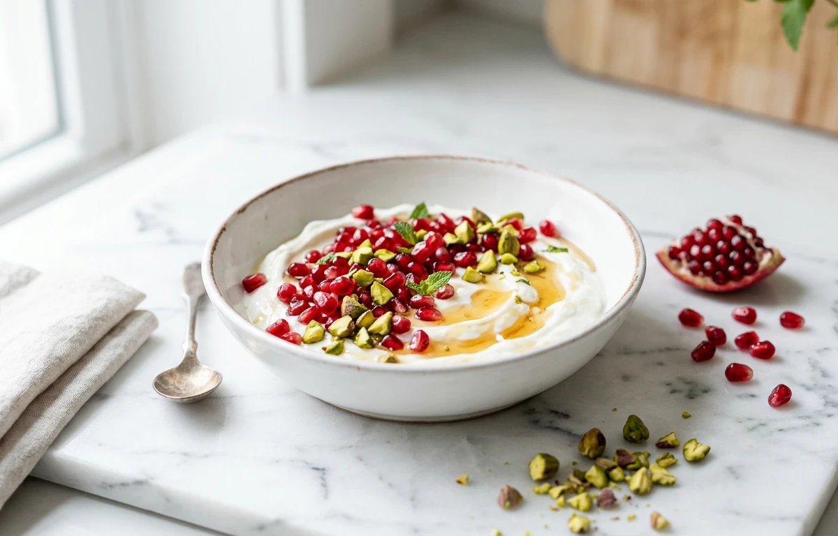 Pomegranate & Pistachio Yogurt Bowl
