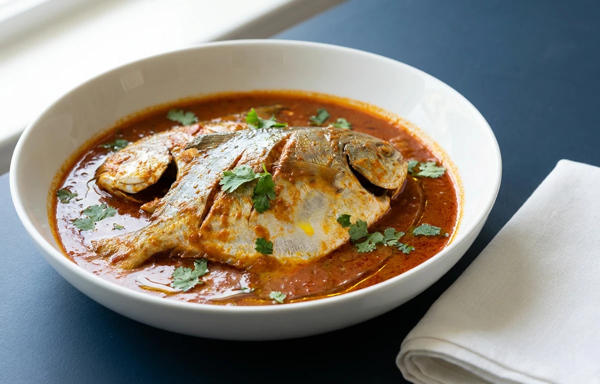 Pomfret Fish Curry