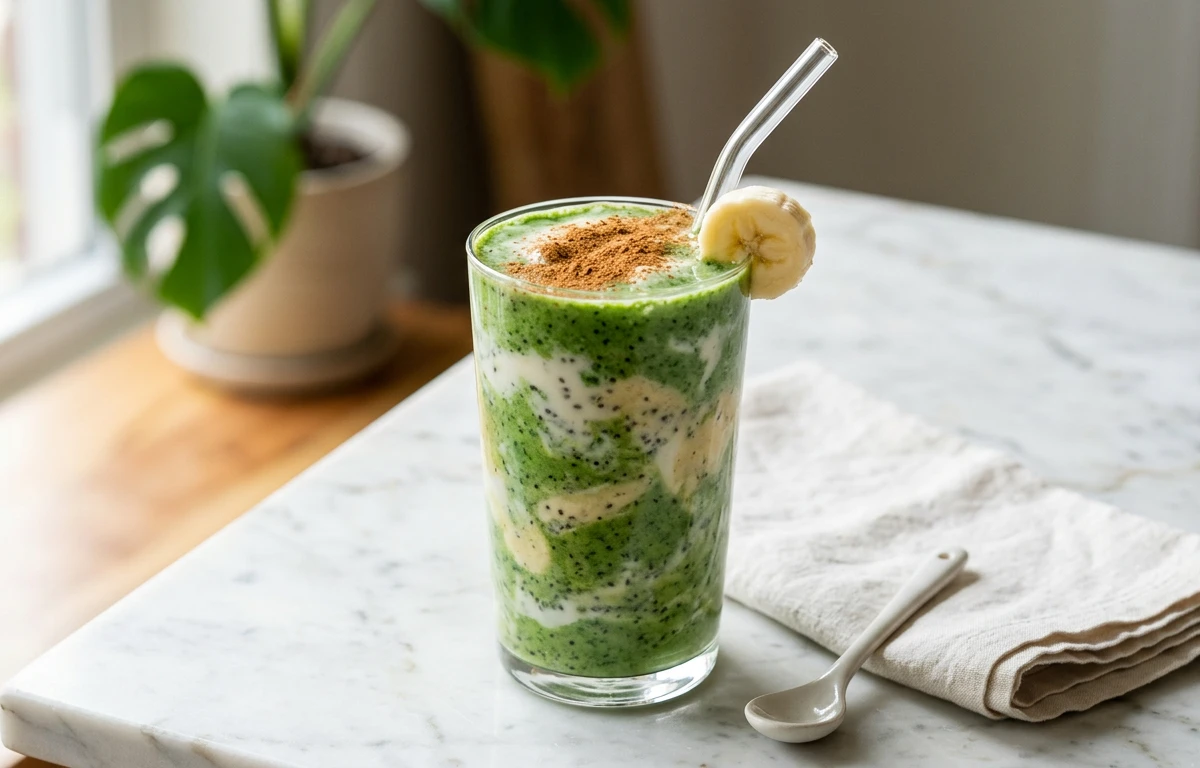 Prebiotic Green Banana Smoothie