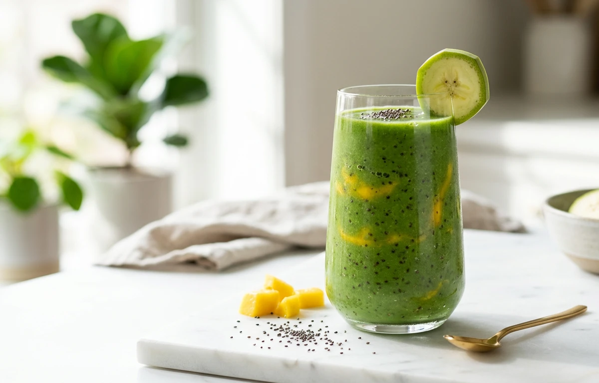 Prebiotic Green Plantain Smoothie