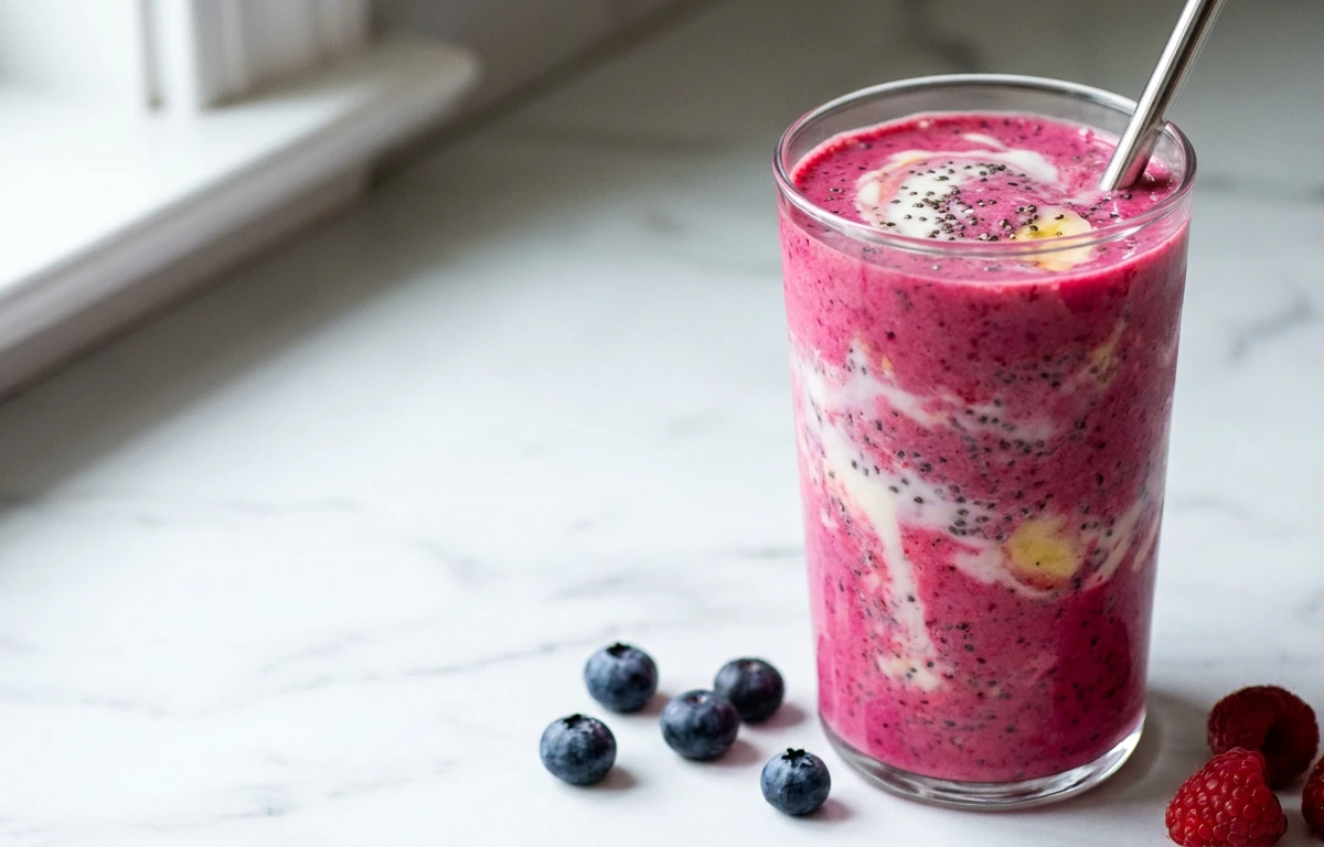 Probiotic Kefir Berry Smoothie