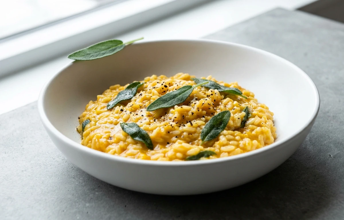 Pumpkin Sage Risotto