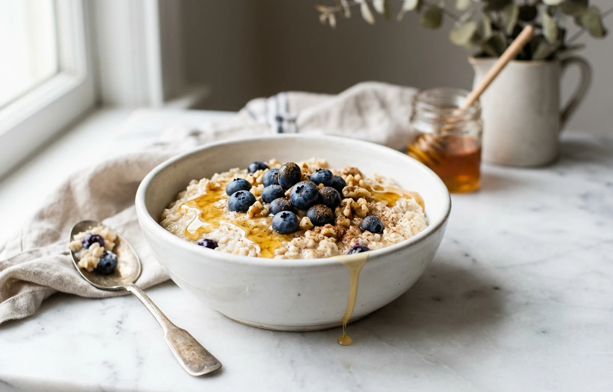 Quick Blueberry Oatmeal