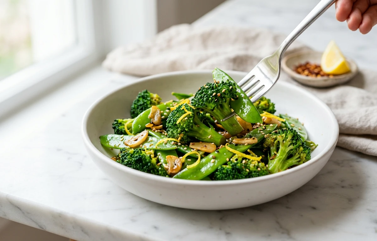 Quick Broccoli & Lemon Stir-Fry
