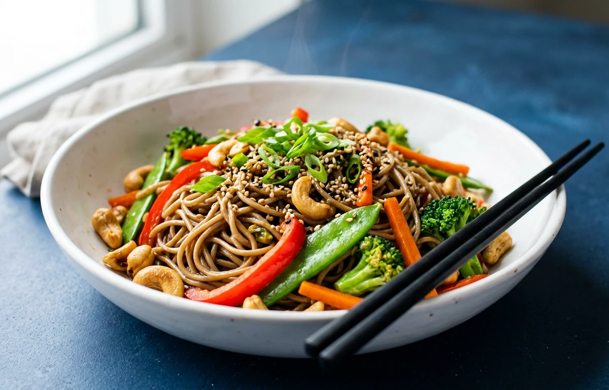 Quick Cashew & Veggie Stir-Fry