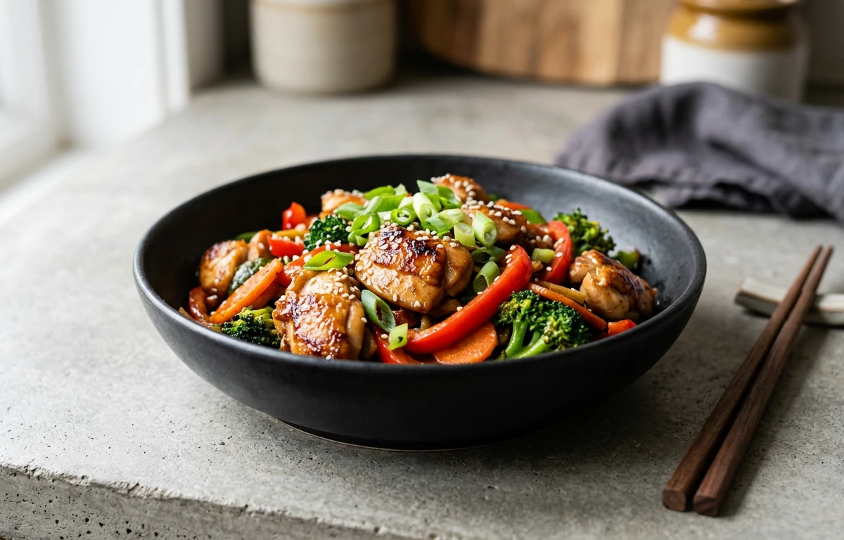 Quick Chicken & Ginger Stir-fry