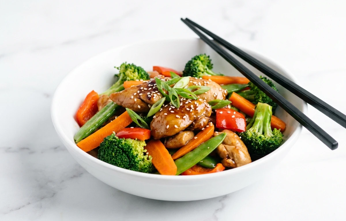 Quick Chicken and Vegetable Stir-fry