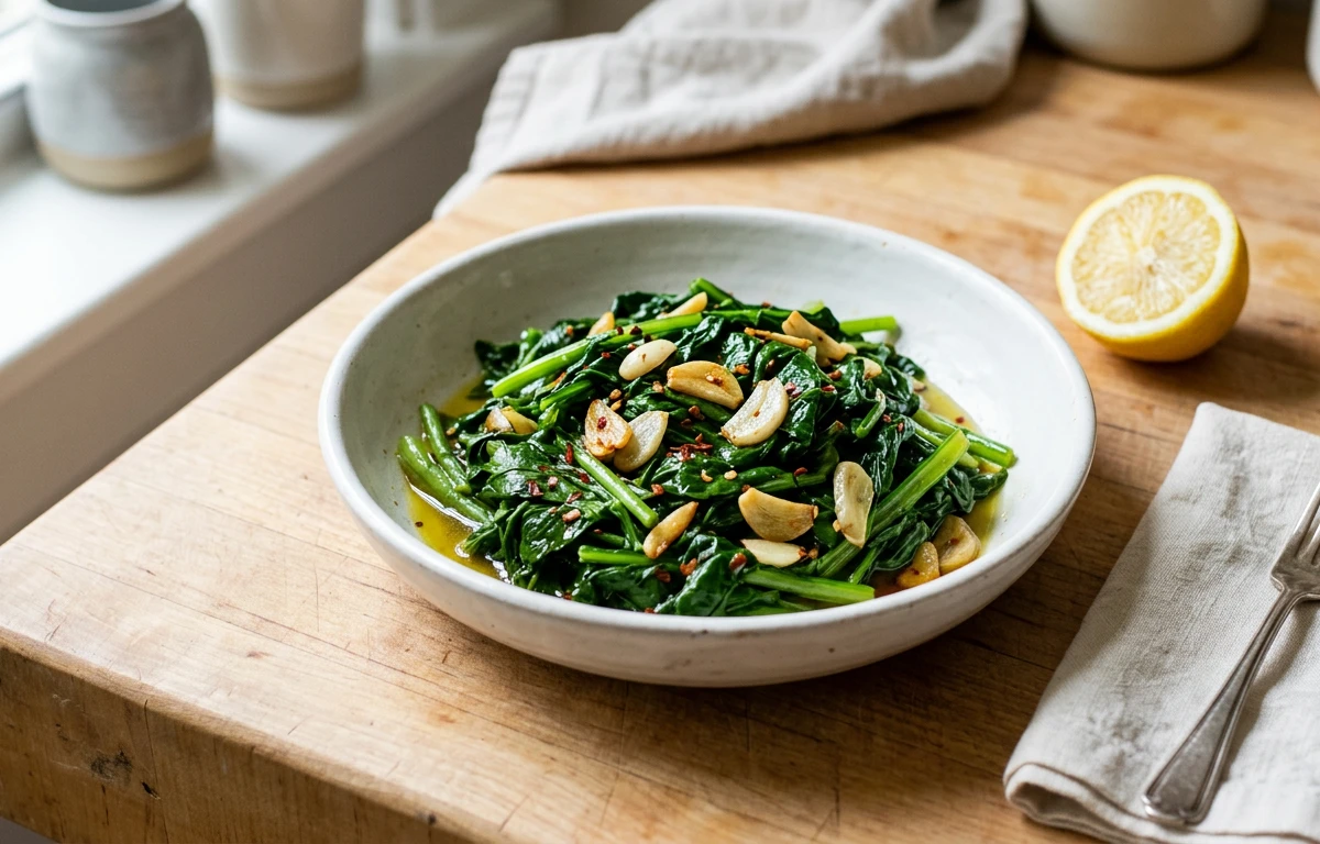 Quick Garlic Sauté