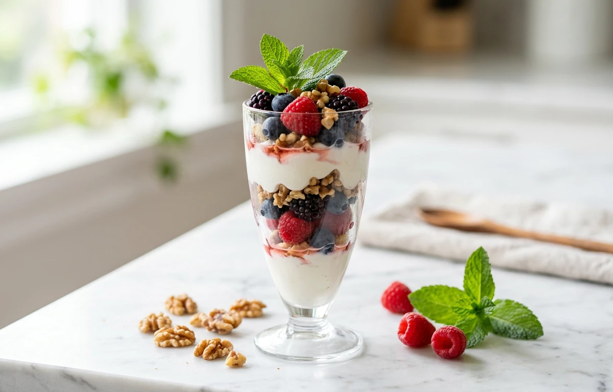 Quick Greek Yogurt Parfait