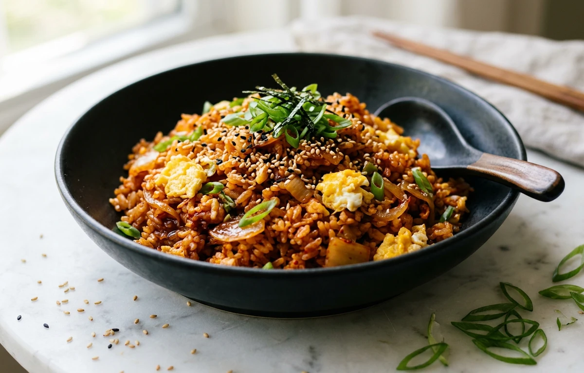 Quick Kimchi Fried Rice