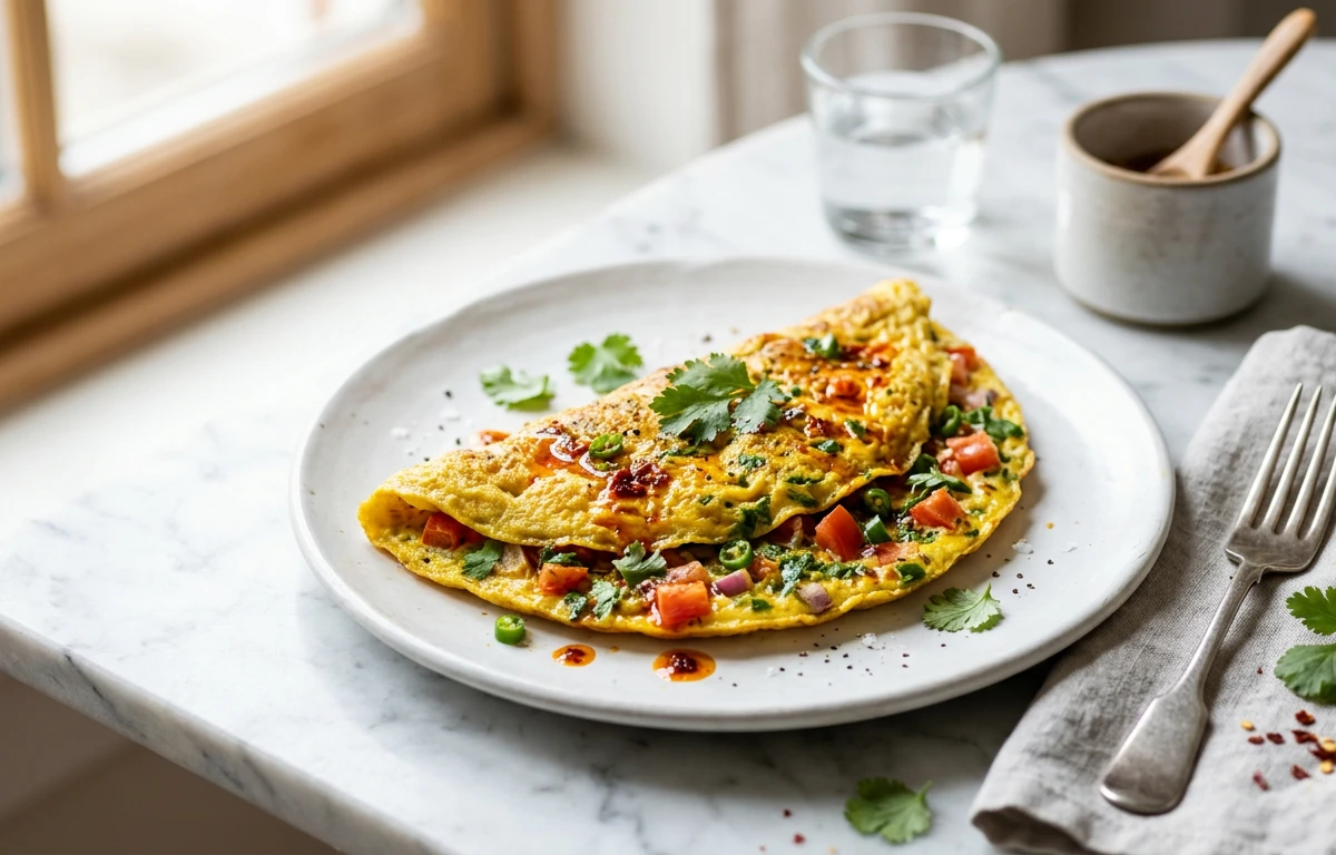 Quick Masala Omelette