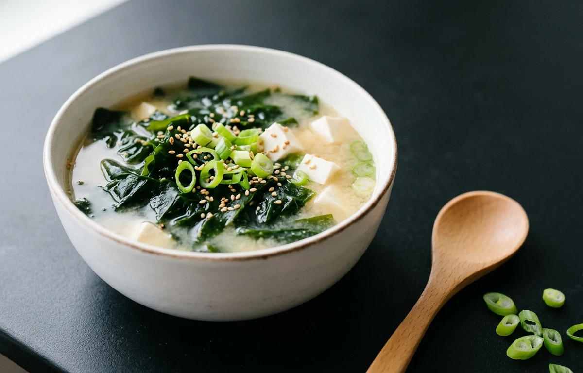 Quick Miso & Wakame Soup