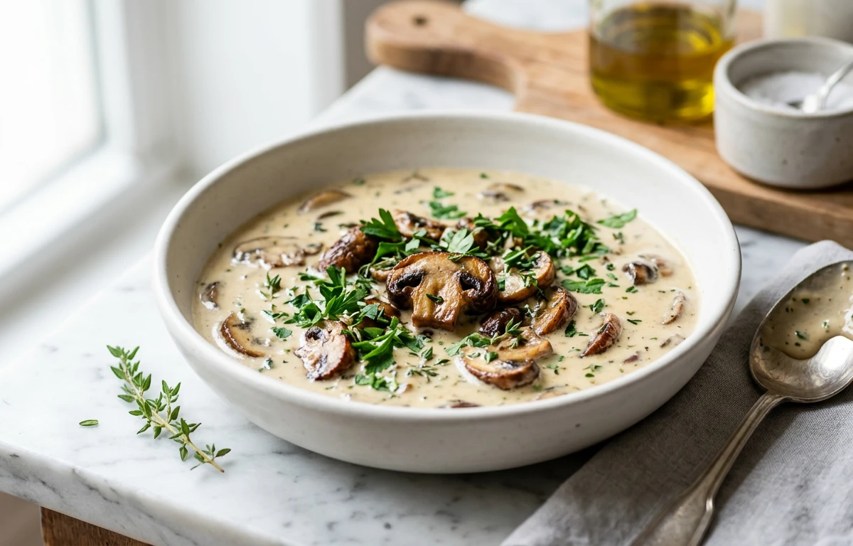 Quick Mushroom Cream Sauce