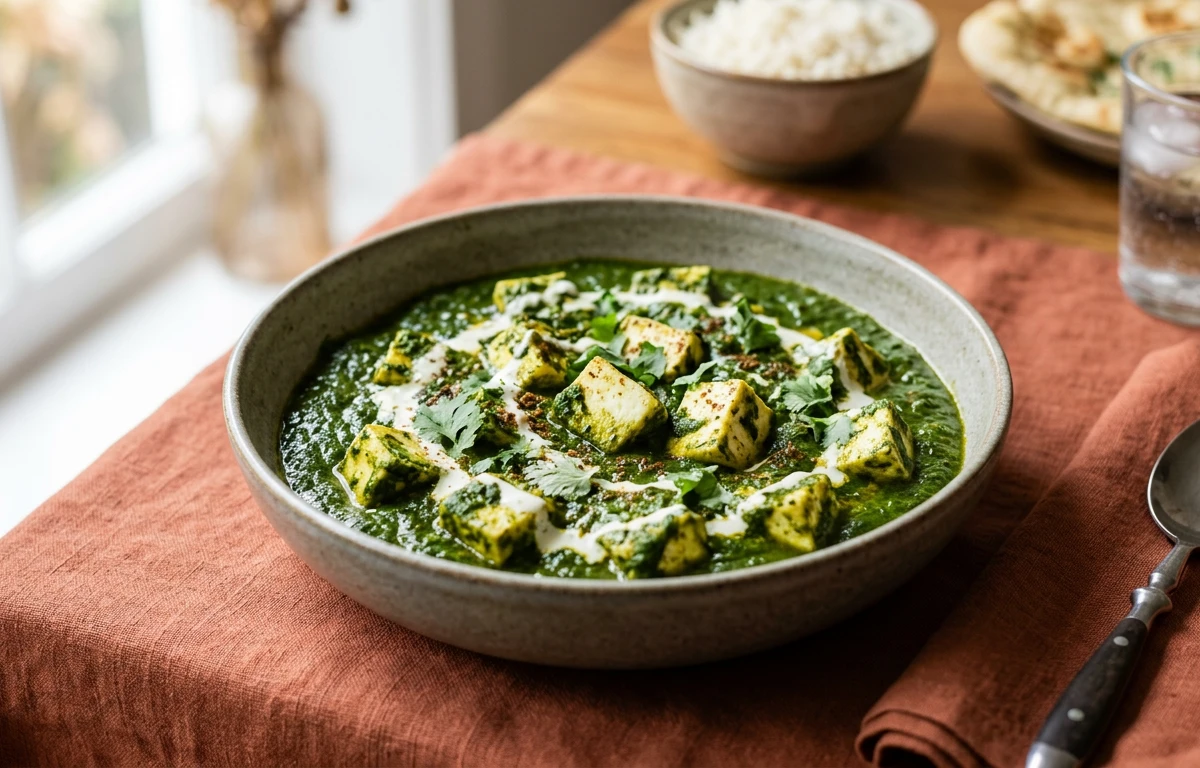 Quick Palak Paneer