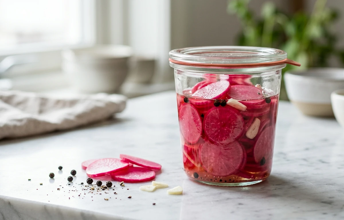 Quick-Pickled Radishes
