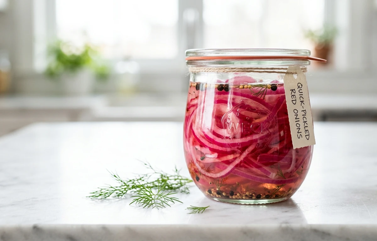 Quick Pickled Red Onions